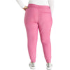 blush berry - Mid Rise Tapered Leg Drawstring Pant