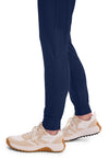 navy - Mid Rise Tapered Leg Drawstring Pant (View 3)