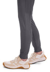 pewter - Mid Rise Tapered Leg Drawstring Pant (View 3)