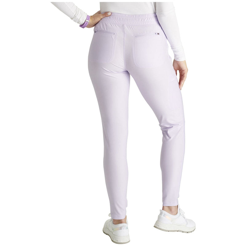 lavender haze - Mid Rise Tapered Leg Drawstring Pant
