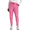 blush berry - Mid Rise Tapered Leg Drawstring Pant