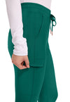 hunter green - Mid Rise Tapered Leg Drawstring Pant (View 4)