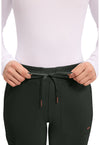 olive branch - Mid Rise Tapered Leg Drawstring Pant (View 2)