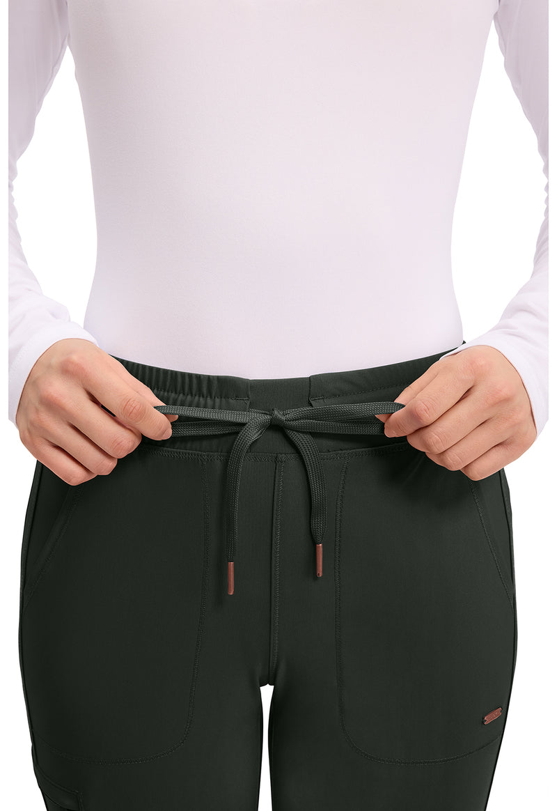 olive branch - Mid Rise Tapered Leg Drawstring Pant (View 2)