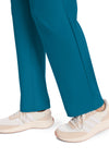Caribbean Blue - Women's 5-Pocket Straight Leg Scrub Pants – Regular (View 4)