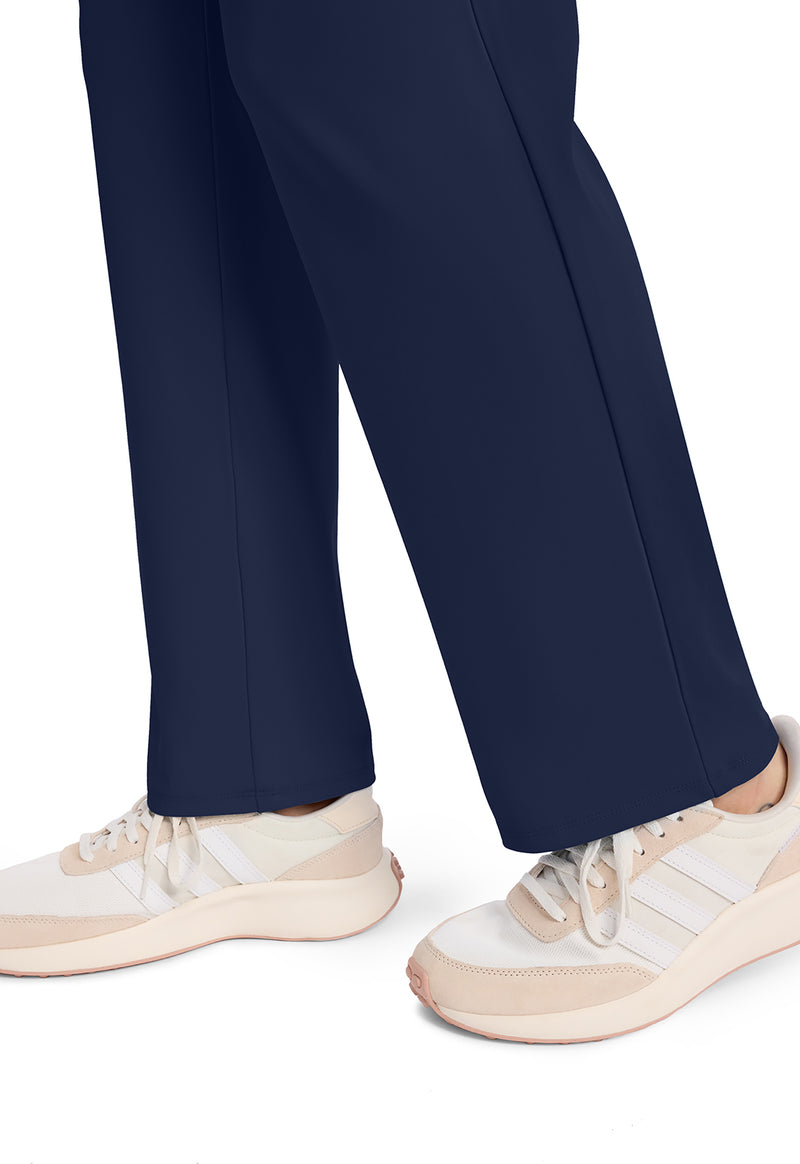 Navy - Women's 5-Pocket Straight Leg Scrub Pants – Regular (View 4)