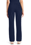 Navy - Cherokee Achieve Women Scrub Pants - Back View