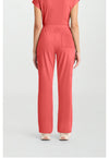 True Coral - Cherokee Achieve Women Scrub Pants - Back View