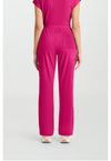 Tropical Hibiscus - Cherokee Achieve Women Scrub Pants - Back View