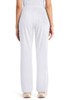 WHITE - Cherokee Achieve Women Scrub Pants - Back View