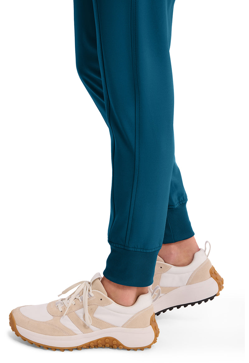Caribbean Blue - Women's Mid Rise Jogger – Petite (View 3)