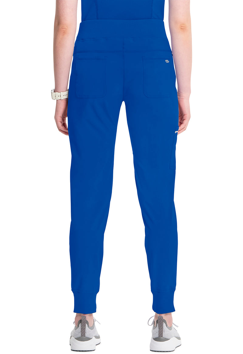 Galaxy Blue - Women's Mid Rise Jogger – Petite (Back)