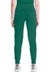 Hunter Green - Women's Mid Rise Jogger – Petite (Back)