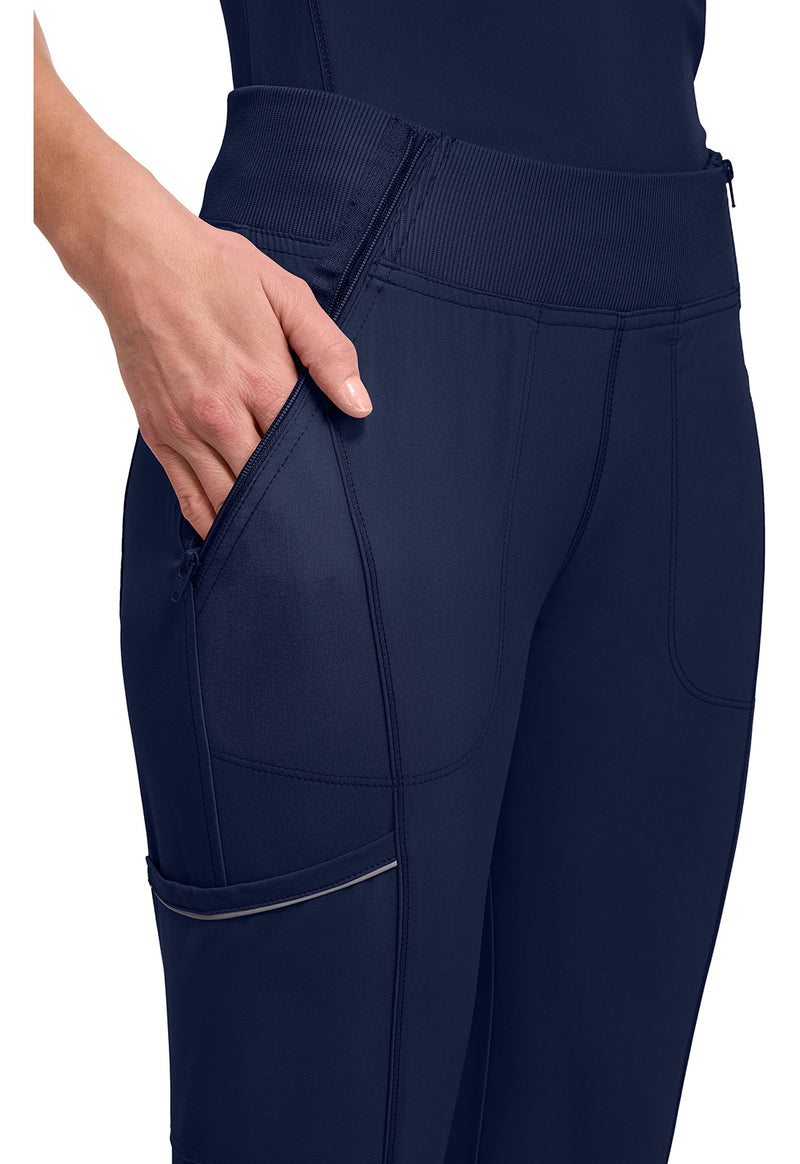 Navy - Women's Mid Rise Jogger – Petite (View 2)