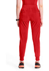 Red - Women's Mid Rise Jogger – Petite (Back)