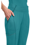 Teal Blue - Women's Mid Rise Jogger – Petite (View 2)
