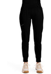 Black - Cherokee IN Infinity Women Scrub Pants - Front View