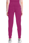 Future Fuchsia - Cherokee IN Infinity Women Scrub Pants - Back View