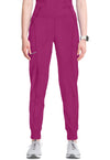 Future Fuchsia - Cherokee IN Infinity Women Scrub Pants - Front View