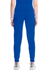 Galaxy Blue - Cherokee IN Infinity Women Scrub Pants - Back View