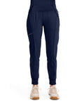 Navy - Cherokee IN Infinity Women Scrub Pants - Front View