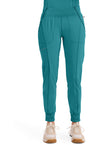 Teal Blue - Cherokee IN Infinity Women Scrub Pants - Front View