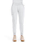 White - Cherokee IN Infinity Women Scrub Pants - Front View
