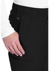 Black - Men's Mid Rise Jogger (View 2)