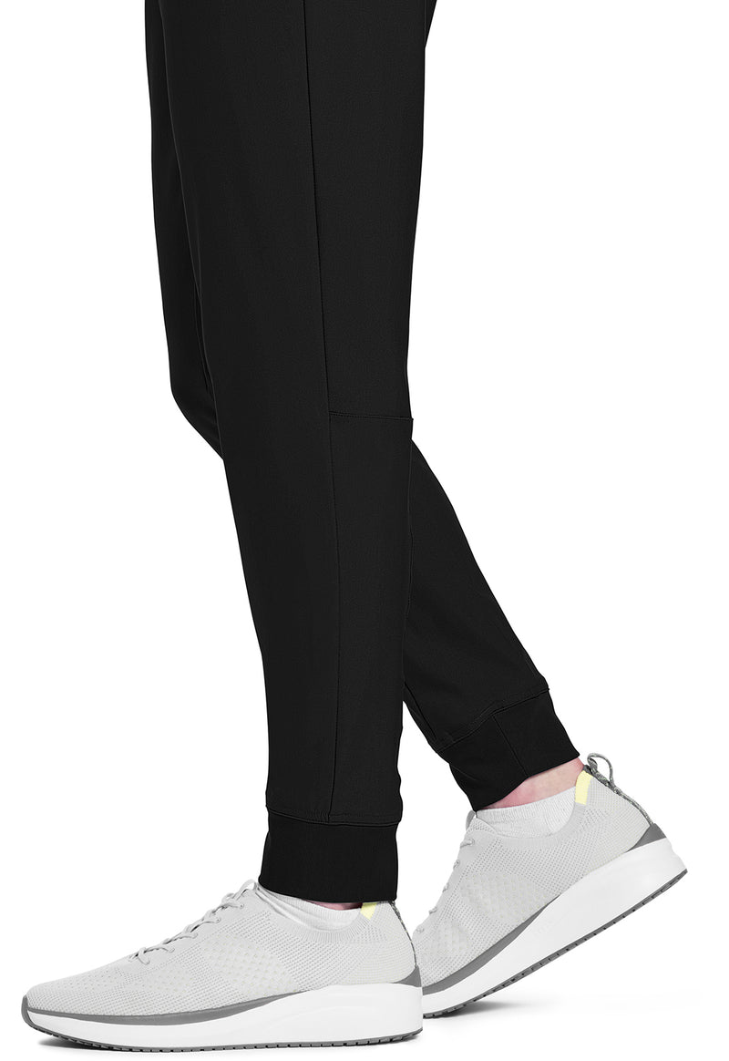 Black - Men's Mid Rise Jogger (View 4)