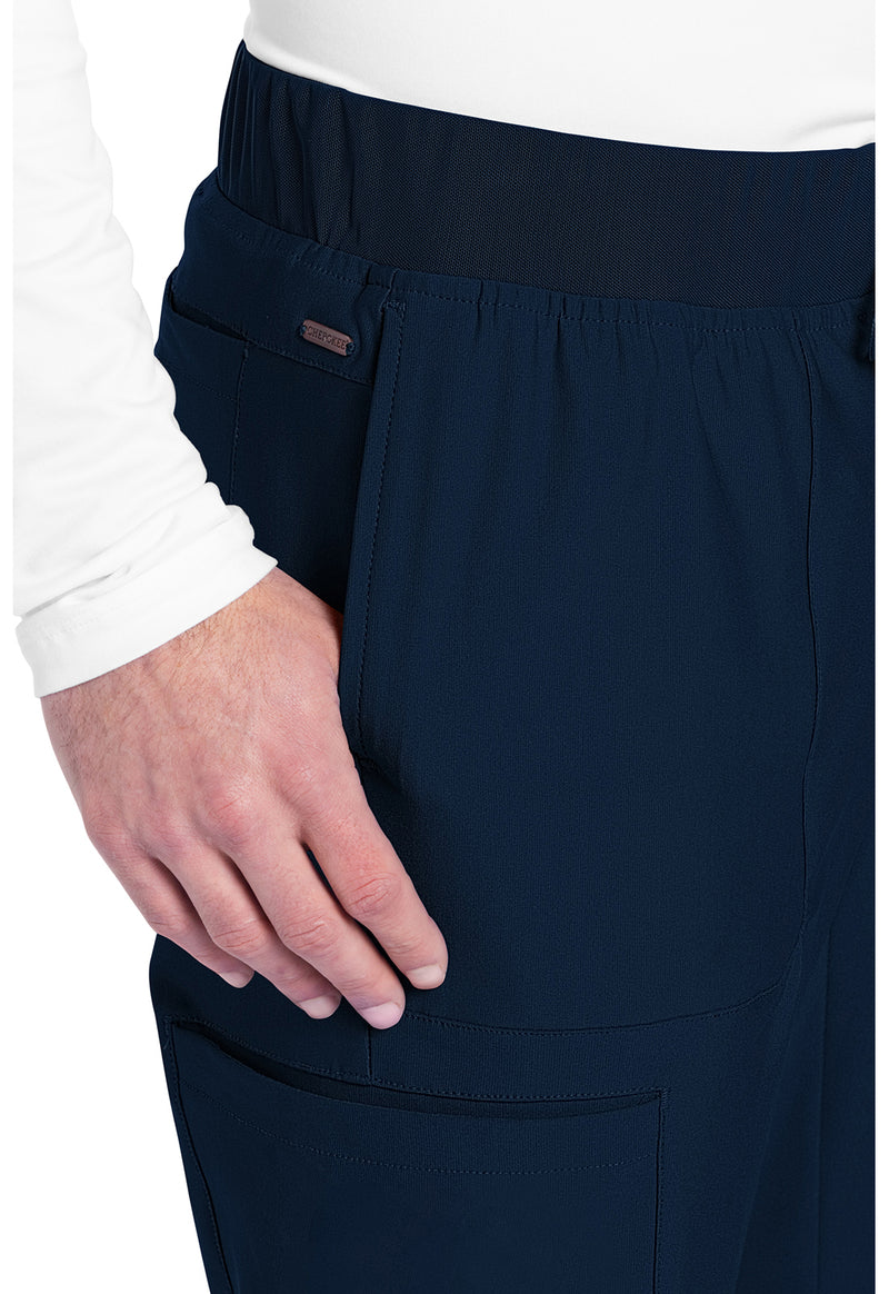 Navy - Men's Mid Rise Jogger (View 2)