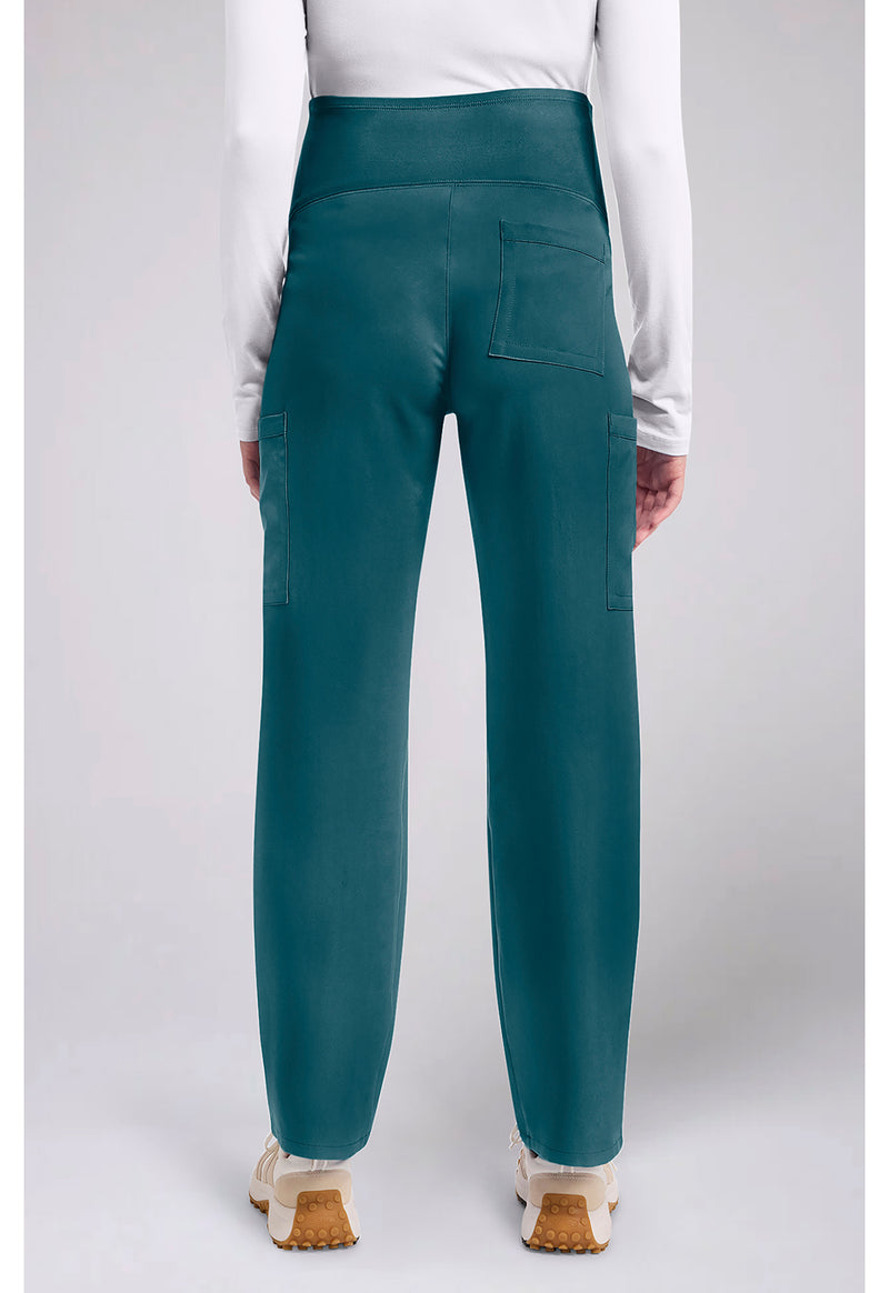 Caribbean Blue - Cherokee WW Originals Ultra Women Scrub Pants - Back View