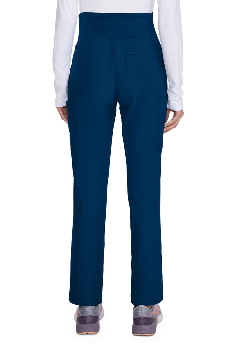 Navy - Cherokee WW Originals Ultra Women Scrub Pants - Back View
