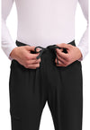 black - Men's Tapered Leg Pull-on Pant (View 3)