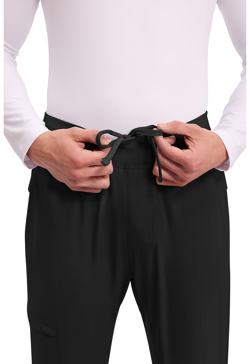 black - Men's Tapered Leg Pull-on Pant (View 3)
