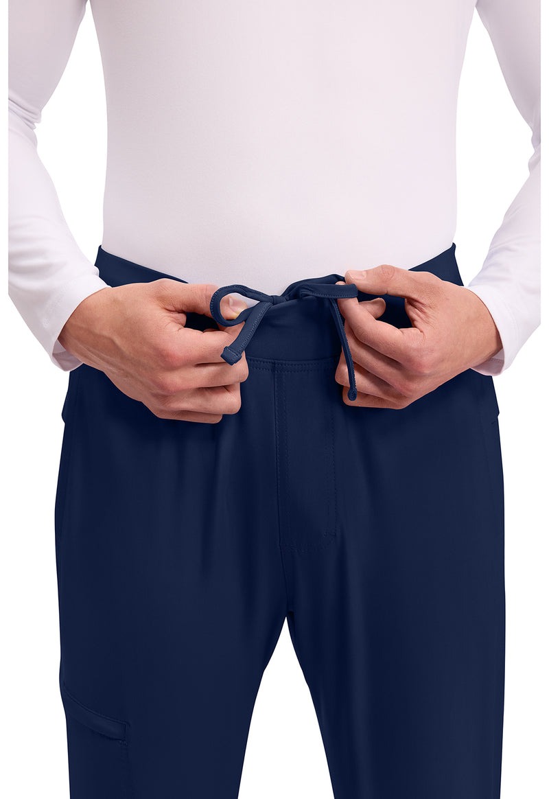 navy - Men's Tapered Leg Pull-on Pant (View 3)