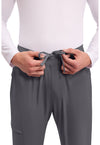 pewter - Men's Tapered Leg Pull-on Pant (View 3)