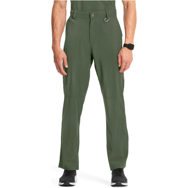 olive - Men's Fly Front Pant