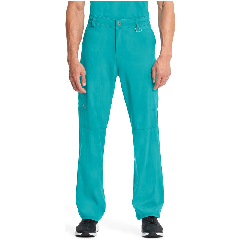 teal blue - Men's Fly Front Pant