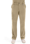 Khaki - Men's Fly Front Scrub Pants