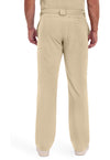 Khaki - Cherokee IN Infinity Men Scrub Pants - Back View