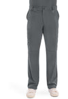 Pewter - Cherokee IN Infinity Men Scrub Pants - Front View