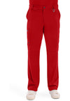 Red - Cherokee IN Infinity Men Scrub Pants - Front View