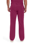 Wine - Cherokee IN Infinity Men Scrub Pants - Back View