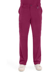 Wine - Cherokee IN Infinity Men Scrub Pants - Front View