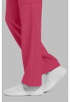 Rapture Rose - Women's Mid Rise Drawstring Trouser Cargo Scrub Pants – Petite (View 4)