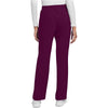 wine - Mid Rise Drawstring Trouser Cargo Pant