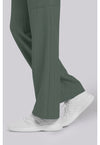 Heather Forest Moss - Straight Leg Trouser Pant (View 4)