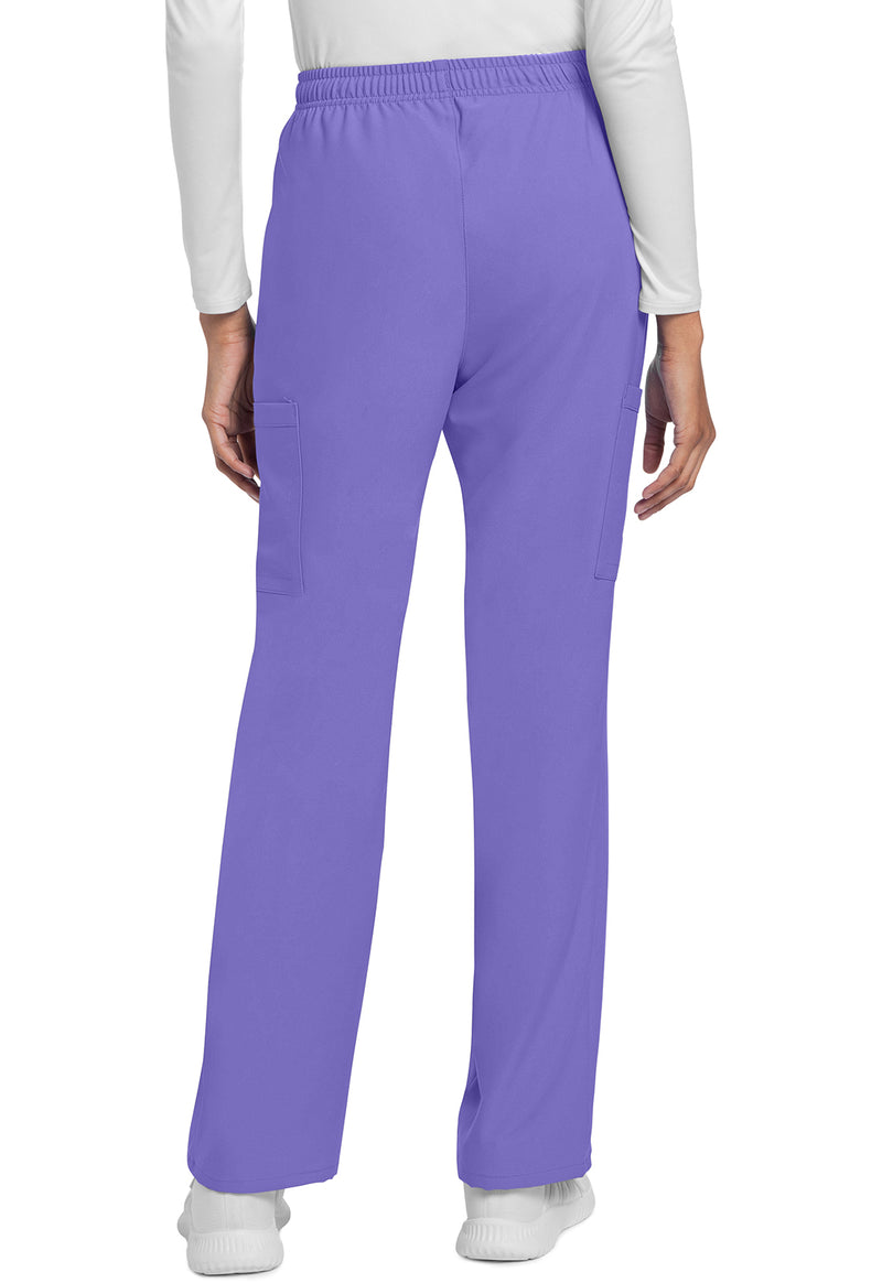 Electric Lavender - Cherokee WW Originals Ultra Women Scrub Pants - Back View