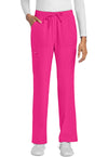Electric Pink - Cherokee WW Originals Ultra Women Scrub Pants - Front View