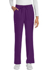 Eggplant - Cherokee WW Originals Ultra Women Scrub Pants - Front View